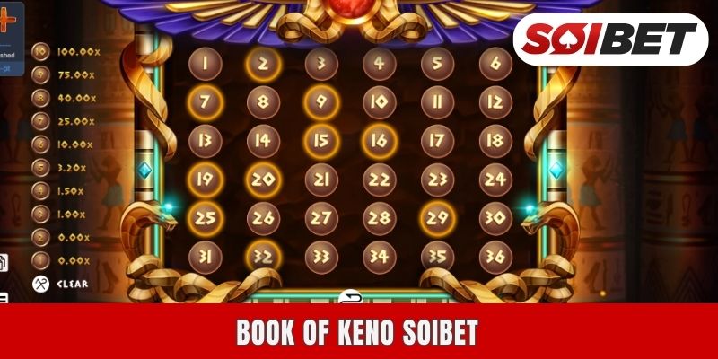 Book of Keno Soibet – แจ็คพอตสุดน่าตื่นเต้นพร้อมรางวัลใหญ่