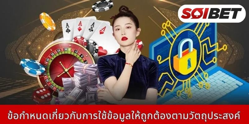 ข้อกำหนดเกี่ยวกับการใช้ข้อมูลให้ถูกต้องตามวัตถุประสงค์